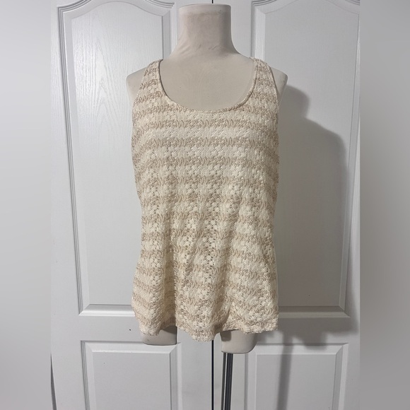 Lucky Brand Racerback Tank Top - sz XL - Picture 1 of 5